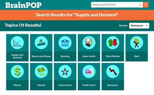 Economics @BrainPOP.com