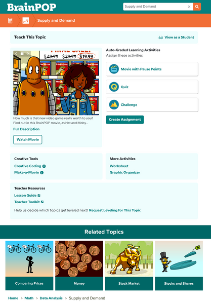 Economics @BrainPOP.com