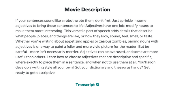 English @BrainPOP.com