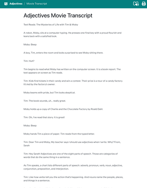 English @BrainPOP.com