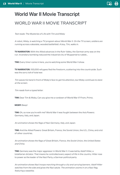 History and Culture @BrainPOP.com