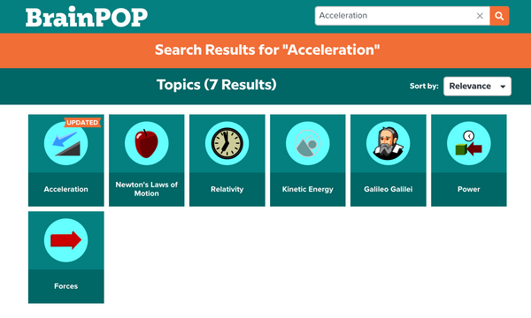 Physics @BrainPOP.com