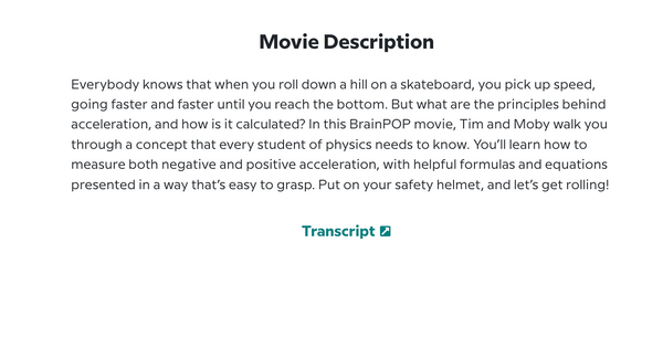 Physics @BrainPOP.com