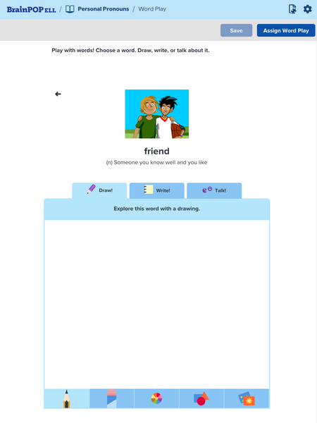 BrainPOP ELL (English Language Learning)