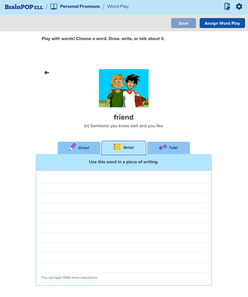 BrainPOP ELL (English Language Learning)