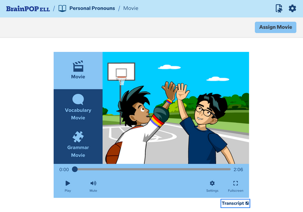BrainPOP ELL (English Language Learning)