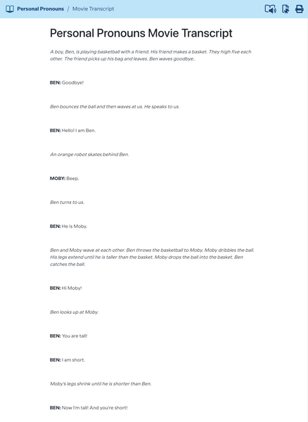 BrainPOP ELL (English Language Learning)