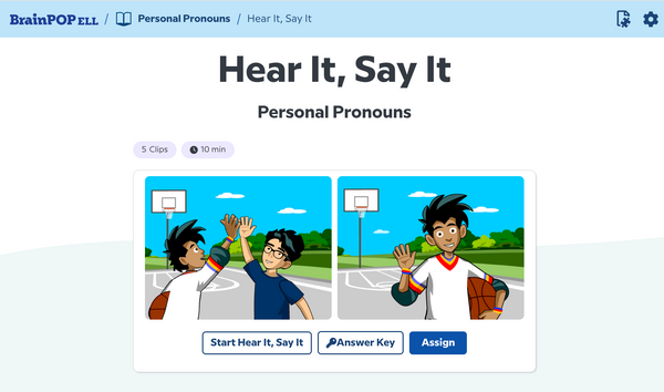 BrainPOP ELL (English Language Learning)