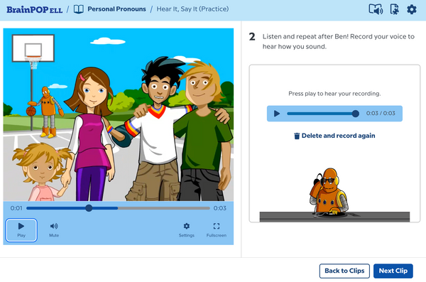 BrainPOP ELL (English Language Learning)