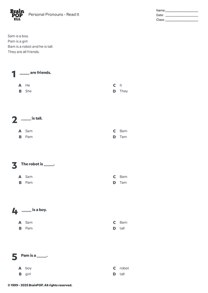 BrainPOP ELL (English Language Learning)