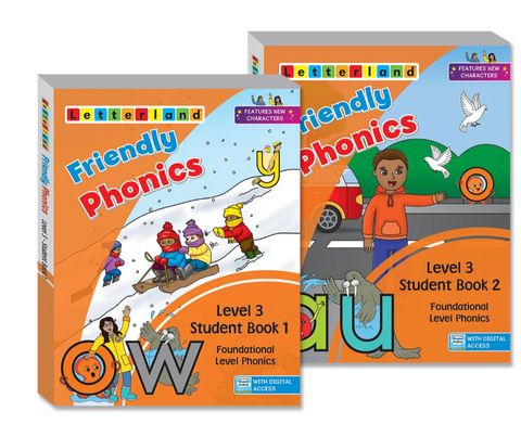 Friendly Phonics - Level 3 - Student Books (Set of 2)