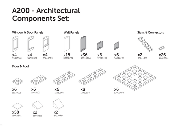 Arckit 200 sqm - Architectural Model Building Kit