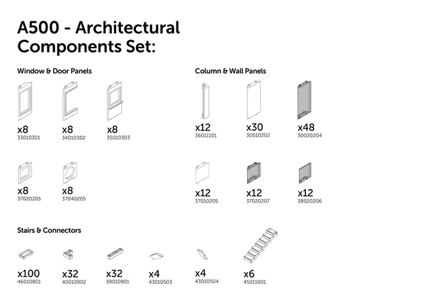 Arckit 500 sqm - Architectural Model Building Kit