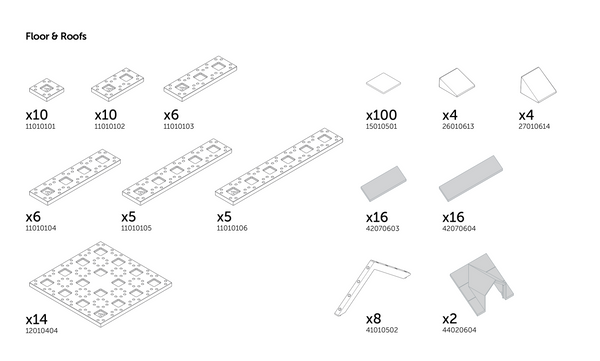 Arckit 500 sqm - Architectural Model Building Kit