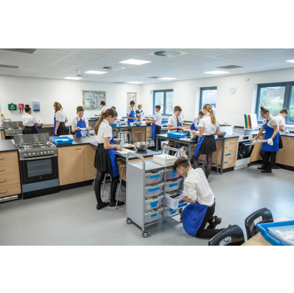 Callero Plus Double Trolley 8 Deep Trays