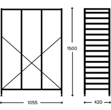 Science Mid Treble Frame 39 Runner Pairs