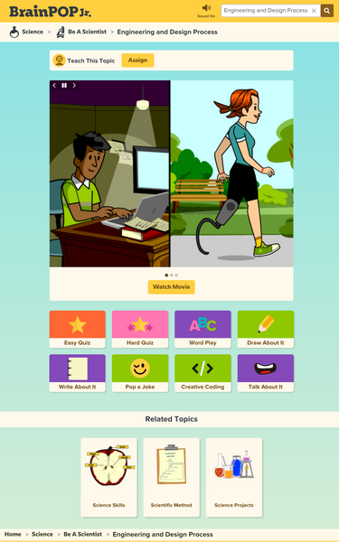 Computing /Technology @ BrainPOP Jr. – ETC Educational Technology ...