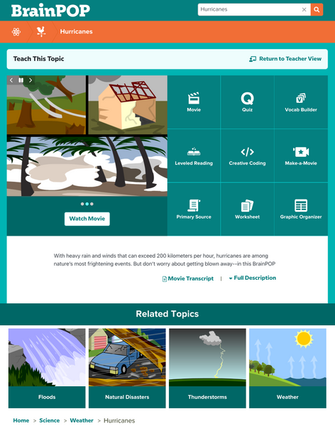 Geography @BrainPOP.com