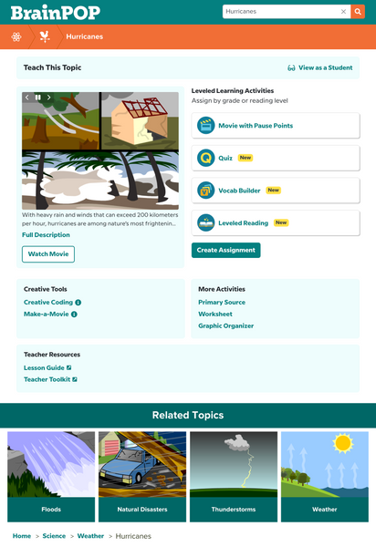 Geography @BrainPOP.com