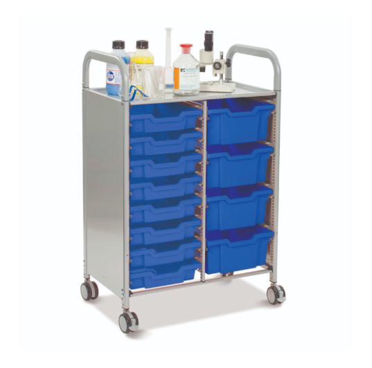 Callero Plus Double Trolley 8 Shallow & 4 Deep Trays