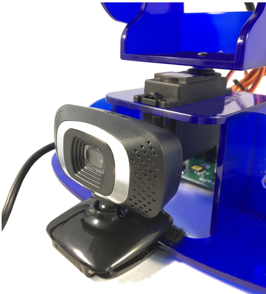 Camera and mounting brackets for Ohbot