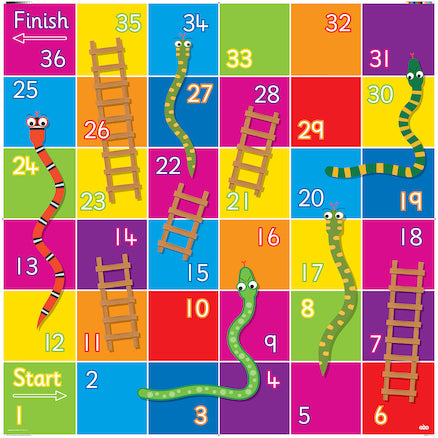 Snakes and Ladders Mat