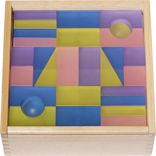 Lumi Building Blocks: Colourful/ Pastel/ Translucent