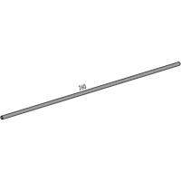 Metal axle, silver, 50/ 60/ 80/ 90/ 110/ 125/ 150/ 170/ 200/ 235/ 260