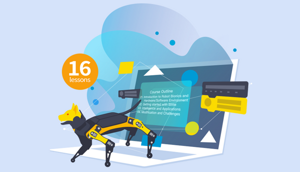 Bittle Robot Dog (Yellow + Black)