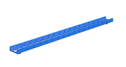 Flexible rail profile, green/ blue, 90/ 180mm