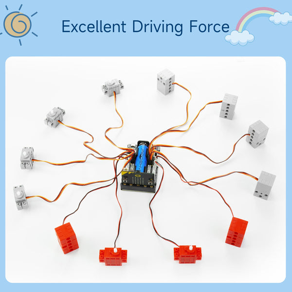 Yahboom Super:bit board with 18650 lithium battery and USB cable (Upgraded version)