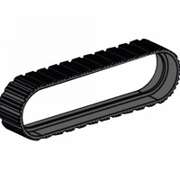Track band 79.5x17.5, black