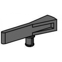 Cross-over lever, black