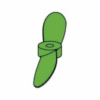 Propeller 100, blue/ green