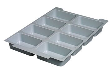 Standard Shallow Moulded Insert 8 Sections - Pack of 6