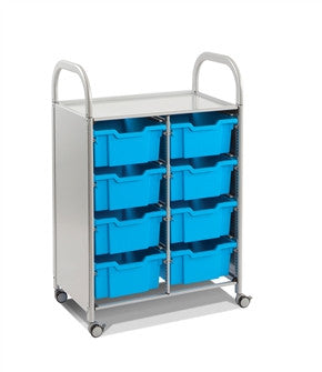 Callero Plus Double Trolley 8 Deep Trays