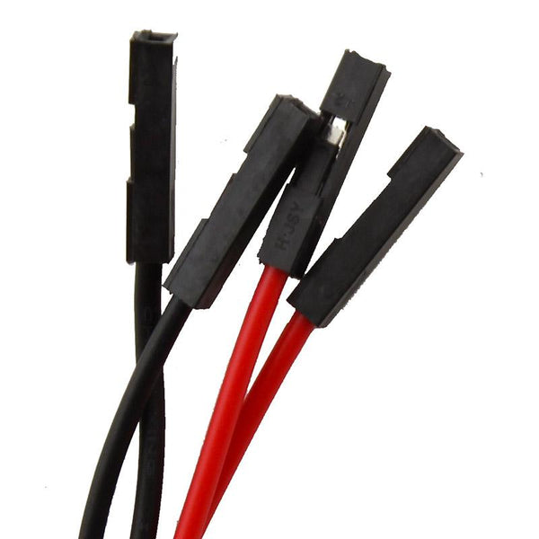 Crocodile Clip with female jumper connector (4 Pack)