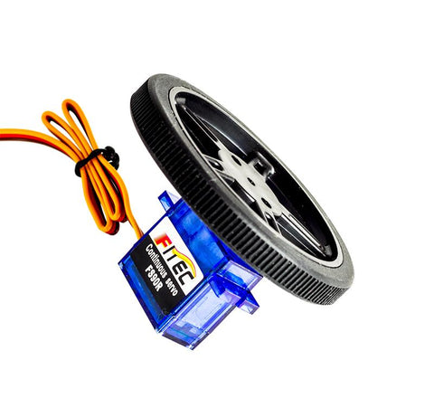 Wheel for FS90R  (360 degree servo motor) 60mm x 8mm