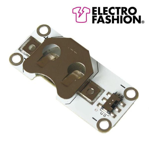 Electro-Fashion, Switched Coin Cell Holder