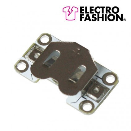 Electro-Fashion Sewable Miniature Coin Cell Holder