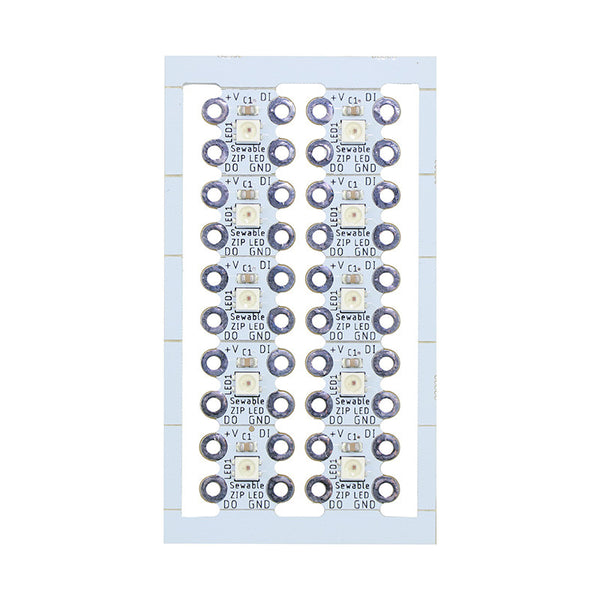 Electro-Fashion Sewable ZIP LED, pack of 10