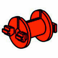 Cable (rope)  winch drum, red