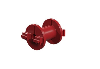 Cable (rope)  winch drum, red