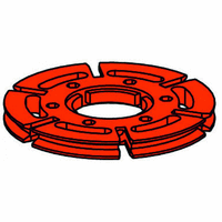 Large pulley 60, red