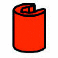 Clip 10 with spring, red