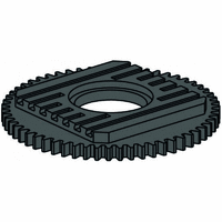 Turntable top, black