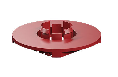 Turntable case, red