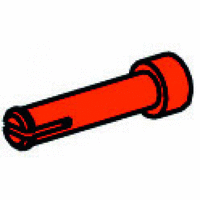 Clip axle 20, red