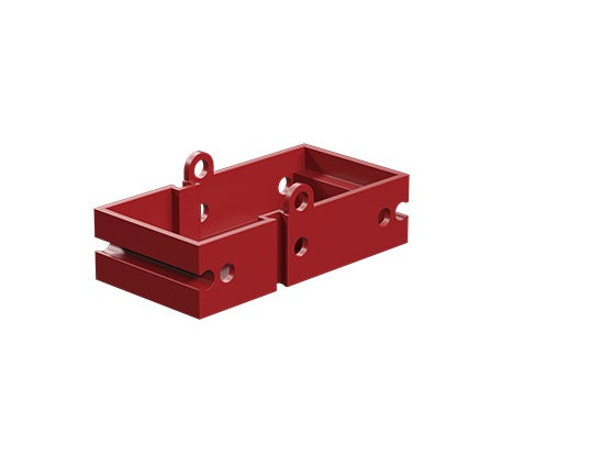 Seat building block, red