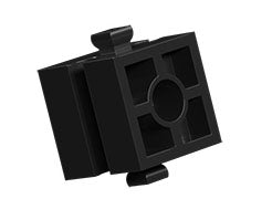 Building block 15 with counterbore, black